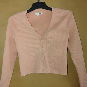 REFORMATION Jeans Woman's Long Sleeves Cropped Cardigan Size L Used